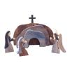 Target Ornament Resurrection Scene Easter Resurrection Scene Wooden Decoration Easter Decoration Home Ornament Glass Statue view 1