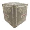 Trade Star Sabra Kilim Pouf Cover Thick Cotton Seating Pouffe Highly Durable Handcrafted Ottoman Floor Pillow Case Luxurious Stylish Footrest Pouf for Living Room Decor (Sabra Kilim Pouf Cover - 1) view 1