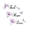 NOBRIM 2pcs Wall Decals Flower DIY Creative Wall Stickers Peel and Stick Wall Mural Sticker Flowers for Kids Girls Bedroom Room Offices Flower Decor view 1