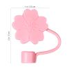 2Pcs Straw Tips Silicone Straw Covers Protector Cover for Reusable s 6-8mm view 2