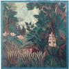 Signare Tapestry Wall Hanging Art Home Decor for Room Garden with Henri Rousseau Equatorial Jungle W142 x H142 CM (W56 x H56 INCH) view 1