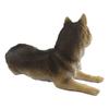 1 Pcs Alpha Gray Wolf Family Figurine 9.75" L Timber Wolf Mother Resting With Pup view 2
