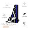 Microfiber Oversized Beach Towels, Thin Blue Line Flag Police Beach Bath Towels, Absorbent Quick Dry Sand Free Pool/Swimming/Bath Towels for Kids Men Women Boys Girls Beach Accessories 31.5"x63" view 3
