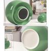QPZK Traditional Chinese Porcelain Pickle Jar, Ceramic Fermentation Crock Pickling Pot,Fermenting Jar with Water Seal Airlock Lid Stoneware Fermenter for Sauerkraut green-10KG view 3