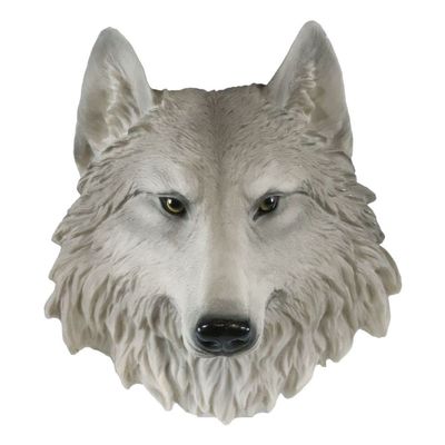 1 Pcs Direwolf Gray Wolf Mini Wall Decor Timber Wolf Canis Lupus Wall Plaque