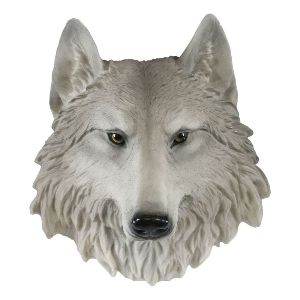 1 Pcs Direwolf Gray Wolf Mini Wall Decor Timber Wolf Canis Lupus Wall Plaque