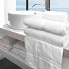 Rifz Textiles GIM Collection Hand Ring Spun Cotton Pool Towels Hotel Gym and Spa Lightweight Cotton Soft Absorbent Sheets Washable Towel Set for Bathroom (25"X52" 12.50 lb 6 PK, White) view 2