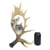 1 Pcs Rustic Western Emperor Moose Deer Antler With Howling Wolves Family Figurine view 4