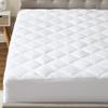 CirclesHome Crib Size Mattress Pad Pillow Top - Double Puff Fleece Top Down Alternative Mattress Protector -Soft, Comfortable, and Hypoallergenic - Stretches from 7-9 inches for Snug Fit view 1