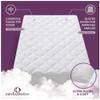 CirclesHome Crib Size Mattress Pad Pillow Top - Double Puff Fleece Top Down Alternative Mattress Protector -Soft, Comfortable, and Hypoallergenic - Stretches from 7-9 inches for Snug Fit view 2