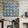 Renditions Gallery Wall Hanging Canvas Wooden Prints for Room Decorations Blue Merola Crystal Tile Dye Modern Design Artwork Perfect for Kitchen Home Restaurant Paintings - 10"X10" LT504 view 3