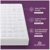 CirclesHome Twin Size Mattress Pad Pillow Top - 100% Cotton Top Ultra - Plush Down Alternative Mattress Protector - 200 Thread Count - Stretches from 14-16 inches for Snug Fit view 2