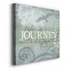 Renditions Gallery Motivational Wall Artwork for Room Decor Life is Journey not Destination Inspirational Canvas Paintings & Prints for Office Restaurant Decorations Picture - 10"X10" LT501 view 2