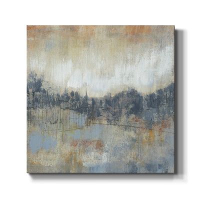 Renditions Gallery Abstract Wall Art Prints for Home Decorations Rustic Neutral Colors Prefect Canvas Wall Hanging Wooden Paintings for Office Restaurant Kitchen Room Decor - 10"X10" LT501