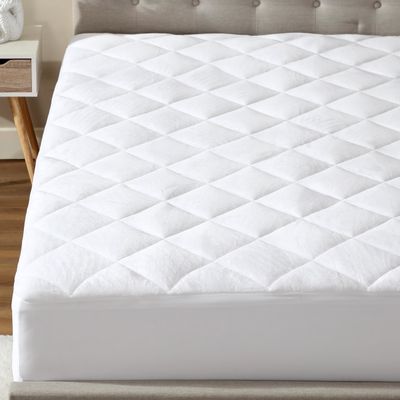 CirclesHome RV Size Mattress Pad Pillow Top - Double Puff Fleece Top Down Alternative Mattress Protector -Soft, Comfortable, and Hypoallergenic - Stretches from 14-16 inches for Snug Fit