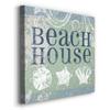 Renditions Gallery Abstract Wall Art Modern Paintings for Home Decor Rustic Green & White Beach House Sign Canvas Wall Hanging Picture for Dining Living Room Office Artwork - 10"X10" LT501 view 2
