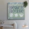 Renditions Gallery Abstract Wall Art Modern Paintings for Home Decor Rustic Green & White Beach House Sign Canvas Wall Hanging Picture for Dining Living Room Office Artwork - 10"X10" LT501 view 4