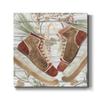 Renditions Gallery Beautiful Wooden Wall Hanging Paintings for Home Decor Abstract Ice Skate Boots Canvas Prints & Picture for Dining Room Office Kitchen Decorations Art - 10"X10" LT501 view 1