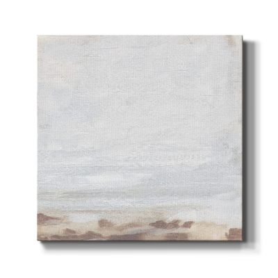 Renditions Gallery Abstract Canvas Wall Art Prints for Home Decorations Rustic Neutral Breakers Prefect Wall Hanging Wooden Paintings for Office Restaurant Kitchen Room Decor - 10"X10" LT504