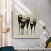 Renditions Gallery Beautiful Wall Hanging Canvas Picture & Prints for Room Decorations Rustic Mod Pod Abstract Wooden Paintings Perfect for Bedroom Kitchen Restaurant Decor - 10"X10" LT501 view 4