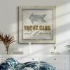 Renditions Gallery Nautical Coastal Wall Art Artwork for Home Decor Rustic Yacht Club & Marina Beach Sign Canvas Wall Hanging Paintings for Bedroom Kitchen Hotel Decorations - 10"X10" LT501 view 3
