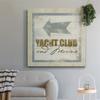 Renditions Gallery Nautical Coastal Wall Art Artwork for Home Decor Rustic Yacht Club & Marina Beach Sign Canvas Wall Hanging Paintings for Bedroom Kitchen Hotel Decorations - 10"X10" LT501 view 4