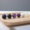 WGPHD Meditation Home Natural Crystal Mini Moon Model Sculpture Reiki Amethyst Sodolite Rould Shape Gemstone Crystal Opal Stone Handicraft Ornament (Color : Sodolite) view 2