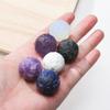 WGPHD Meditation Home Natural Crystal Mini Moon Model Sculpture Reiki Amethyst Sodolite Rould Shape Gemstone Crystal Opal Stone Handicraft Ornament (Color : Sodolite) view 3