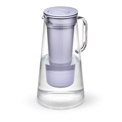 LifeStraw Home  Water Filter Pitcher, 7-Cup, Wisteria, BPA Free Designed for Everyday Protection Against Bacteria, parasites, microplastics, Lead, Mercury, PFAS, and a Variety of Chemicals