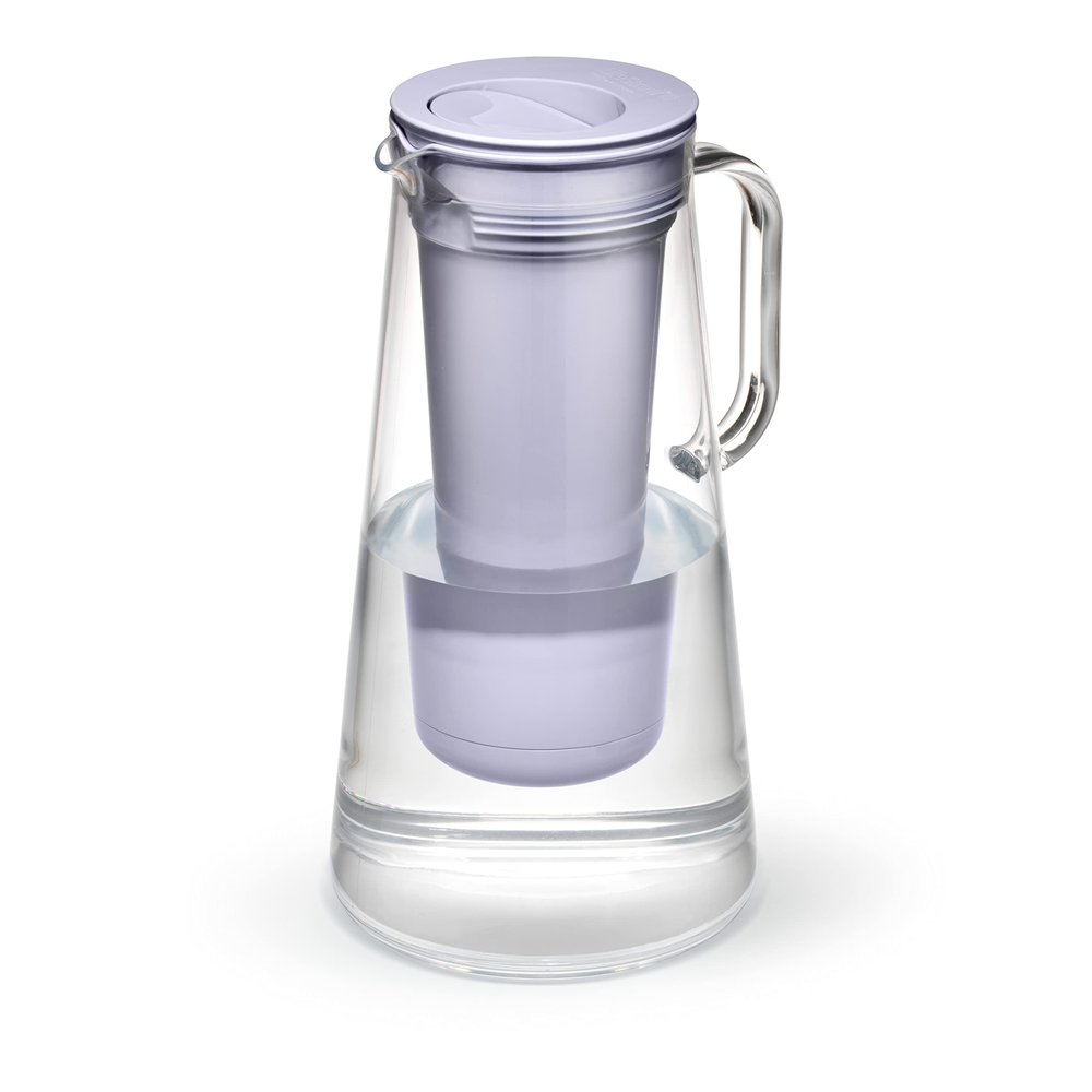 LifeStraw Home  Water Filter Pitcher, 7-Cup, Wisteria, BPA Free Designed for Everyday Protection Against Bacteria, parasites, microplastics, Lead, Mercury, PFAS, and a Variety of Chemicals