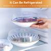 1PCS Microwave Splatter Cover, Clear Microwave Cover For Food Reusable Plastics Microwave Plate Cover Lid Dish Covers for Keeps Clean(23cm) view 3