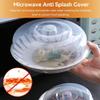 1PCS Microwave Splatter Cover, Clear Microwave Cover For Food Reusable Plastics Microwave Plate Cover Lid Dish Covers for Keeps Clean(23cm) view 4