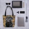 Black Labrador Retriever Tote Bag Reusable Grocery Bag view 4