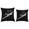 B-17 Bomber WW2 Airplane Throw Pillow view 3