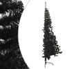 CUMYZO 8FT Artificial Half Christmas Tree with Metal Stand Half Xmas Tree for Home Decoration Seasonal Decoration Indoor Outdoor view 3