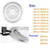Aluminum Lazy Susan Bearing Turntable Ring Turntable Base Bearing 360 Degree Rotating Smooth For Glass, Granite Or Wood Kitchen Ding Table view 2