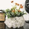 Ebros Gift Contemporary Quartz Crystal Mineral Stone Rocks Floral Vase Sculpture 5" High Zen Vastu Feng Shui Auspicious Floral Arrangements view 2