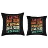 Best Thing I Found On The Internet Funny Love My Girlfriend Throw Pillow view 3