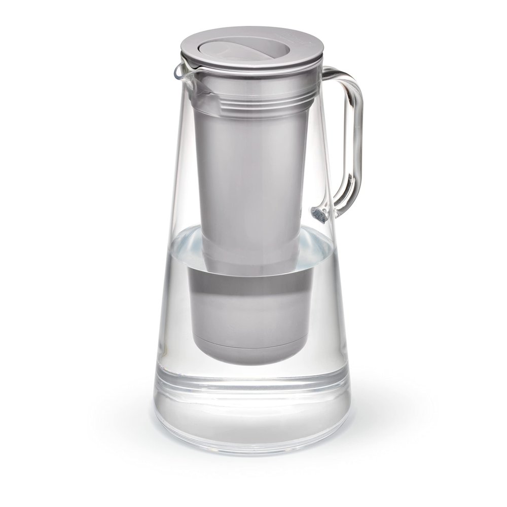 LifeStraw Home  Water Filter Pitcher, 7-Cup, Pebble, BPA Free Designed for Everyday Protection Against Bacteria, parasites, microplastics, Lead, Mercury, PFAS, and A Variety of Chemicals
