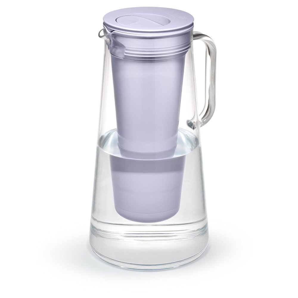 LifeStraw Home  Water Filter Pitcher, 10-Cup, Wisteria, BPA Free Designed for Everyday Protection Against Bacteria, parasites, microplastics, Lead, Mercury, PFAS and a Variety of Chemicals