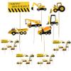 Operitacx 35pcs Construction Vehicles Cupcake Toppers Fun Cake Decorations for Birthday Parties Showers and Themed Celebrations Trucks and Excavators view 1