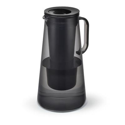 LifeStraw Home  Water Filter Pitcher, 7-Cup, Obsidian, BPA Free Designed for Everyday Protection Against Bacteria, parasites, microplastics, Lead, Mercury, PFAS, and a Variety of Chemicals
