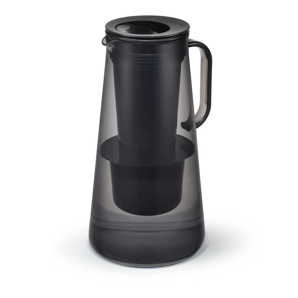 LifeStraw Home  Water Filter Pitcher, 7-Cup, Obsidian, BPA Free Designed for Everyday Protection Against Bacteria, parasites, microplastics, Lead, Mercury, PFAS, and a Variety of Chemicals