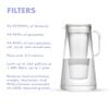 LifeStraw Home  Water Filter Pitcher, 7-Cup, Obsidian, BPA Free Designed for Everyday Protection Against Bacteria, parasites, microplastics, Lead, Mercury, PFAS, and a Variety of Chemicals view 4