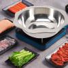 Zerodeko Stainless Steel Octagonal Pot Yang Hot Pot Hot Pan Cookware Food Cooking Shabu Shabu Mandarin Pan with Lid Fry China With Cover view 4