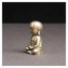 ALDEPO Sculpture Tabletop Brass Fish Tank Figurine Sculptures and Statues Statue Mural Sculpture Brass Buddha Statue Copper Tathagata Buddha Figurines view 3