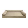 |SLIPCOVER ONLY| V6 Velvet Indoor Daybed Mattress Pillow Pipe Trim Full AD304 view 2