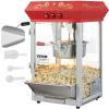 VEVOR Commercial Popcorn Machine, 8 Oz Kettle, 850 W Countertop Popcorn Maker for 48 Cups per Batch, Theater Style Popper with 3-Switch Control Steel Frame Tempered Glass Doors 2 Scoops 2 Spoons, Red view 1