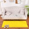 Keeko Runner Rugs for Bedroom Girls Room, 2x6 Fluffy Bedside Kids Room Rug Shag Cute Indoor Baby Rugs Fuzzy Modern Area Carpet for Teen Kid Girl Child Nursery Living Room Dorm Decor Yellow view 4