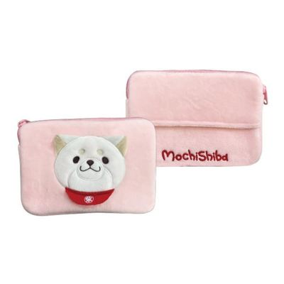 SK Japan Chuinu Mochishiba Mini Tissue Pouch, Plum